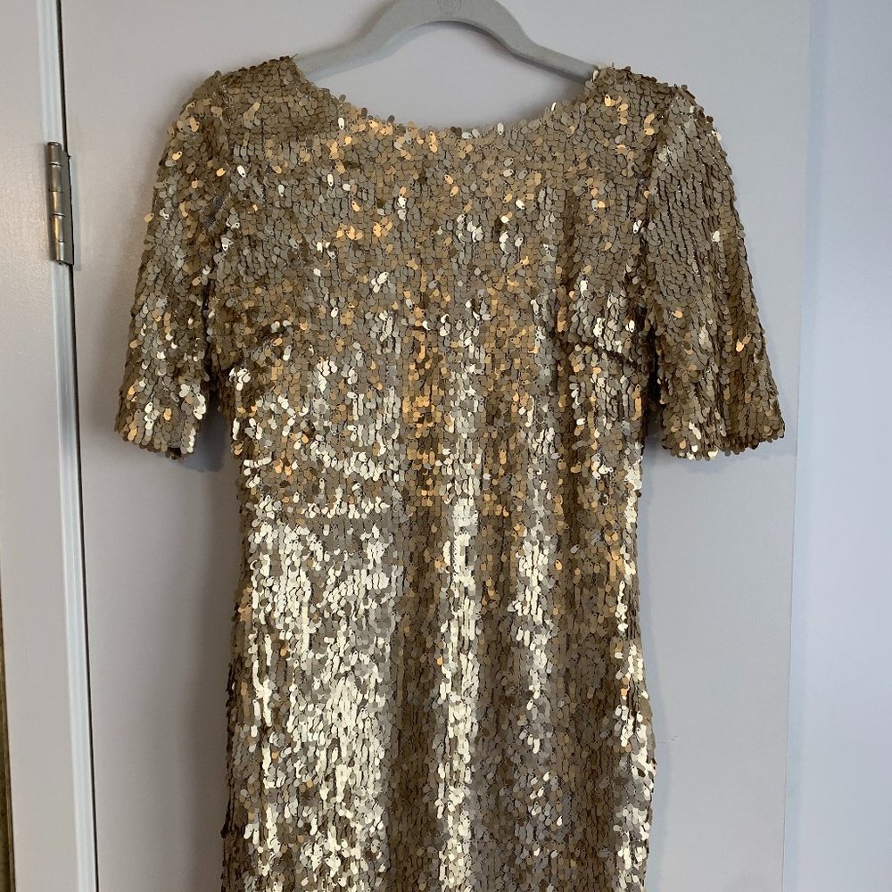 Gold Sequinned Dress